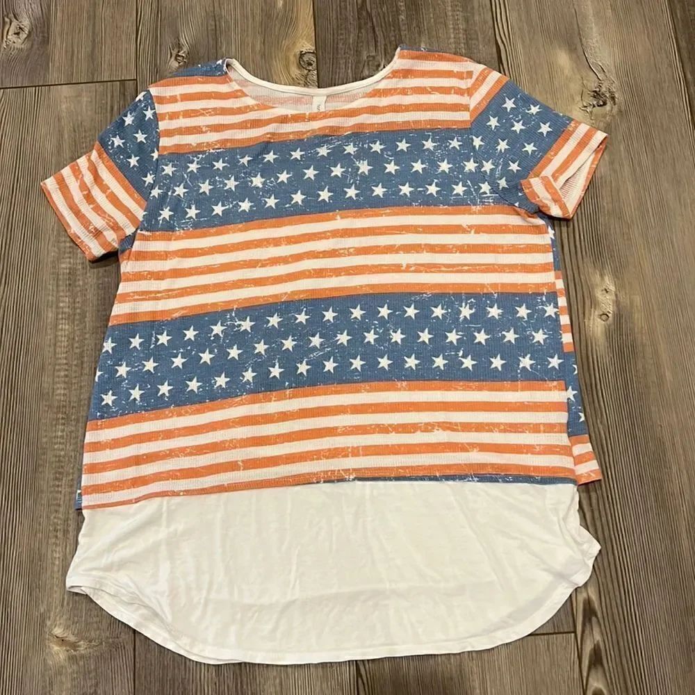 Honeyme Stripes and Stars Tee